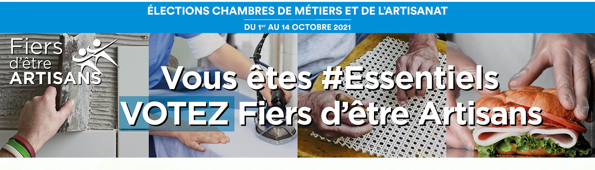Bannière Fiers d'être artisans