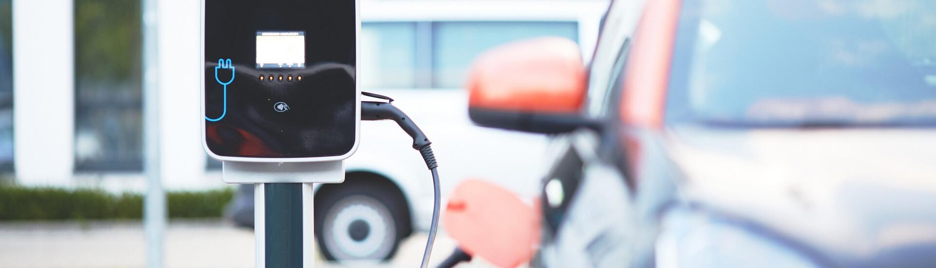 voiture, électrique, borne